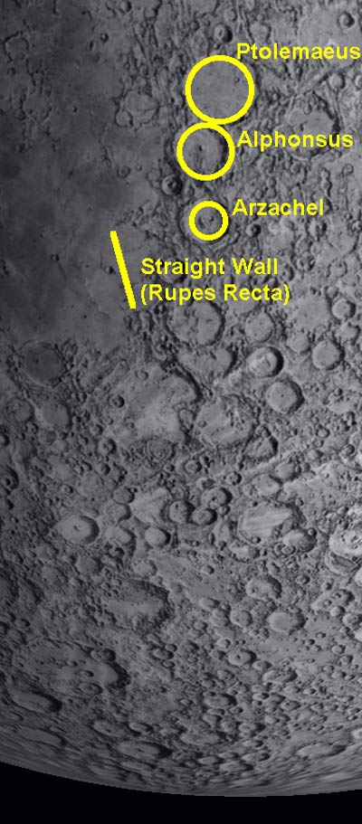 The Moon's Great, Straight Wall Gets Solar Spotlight